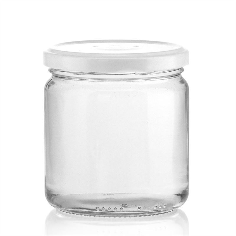 Vorratsglas mit twist off 82 405 ml | Einmachglas, Glas, Marmelade, Pesto | klar | Glas | Flaschenland | Twist-Off-Verschluss | Kältebeständig,