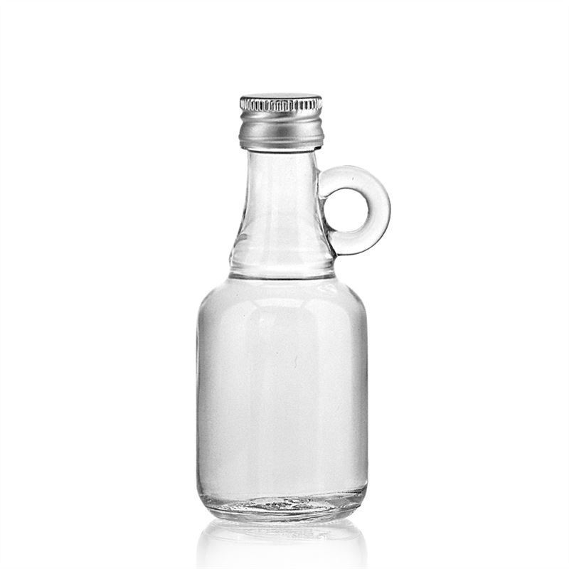 '40 Mini Bottiglie di vetro vuoteFiaschetta 40 ML Boccette di vetro piccole bottiglie incl Tappo a Vite per liquori da riempire di bottiglie di liquore aceto 