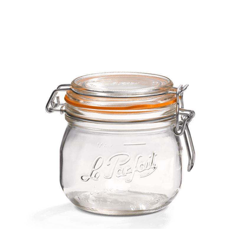Drahtbügelglas „le parfait super bocal“ 500 ml | Einmachglas, Glas | klar | Glas | Flaschenland | Drahtbügelverschluss