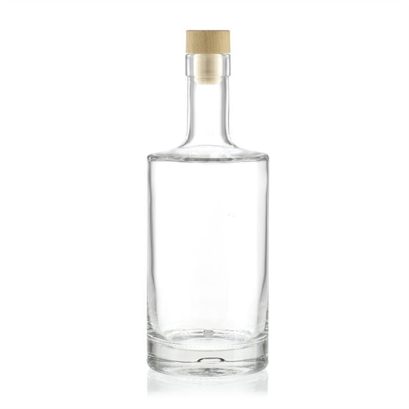 Download 500ml clear glass bottle "Homeland" with cork - world-of ...