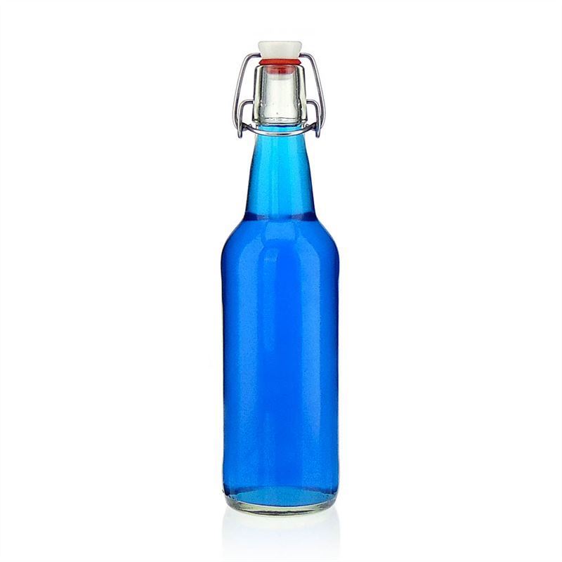Download 500ml clear glass bottle "Bendolino" - world-of-bottles.co.uk
