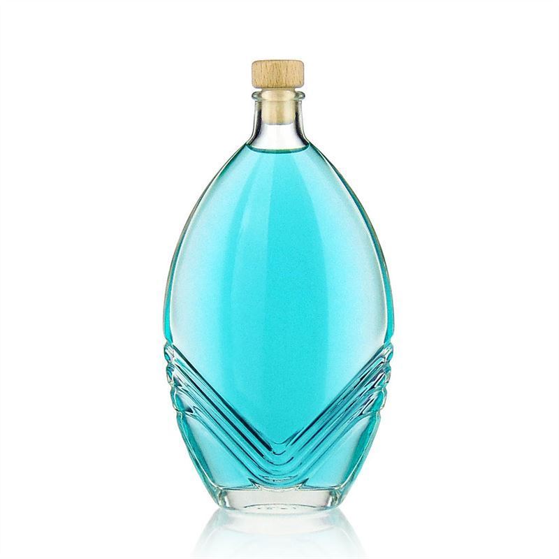 500ml clear glass bottle "Florence" - world-of-bottles.co.uk
