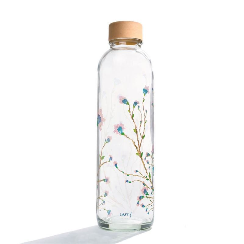 ondernemen vertraging Roos 700ml CARRY glazen drinkfles "Hanami" - flessenland.nl