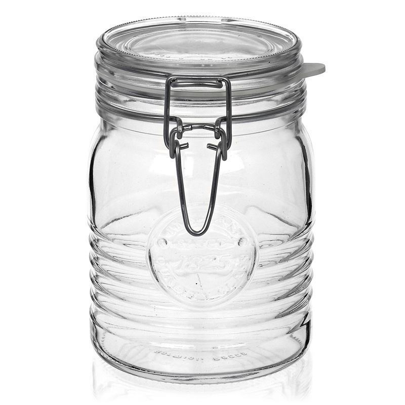Drahtbügelglas „bormioli seria 1825“ 750 ml | Einmachglas, Glas | klar | Glas | Flaschenland | Drahtbügelverschluss | Kältebeständig, extra