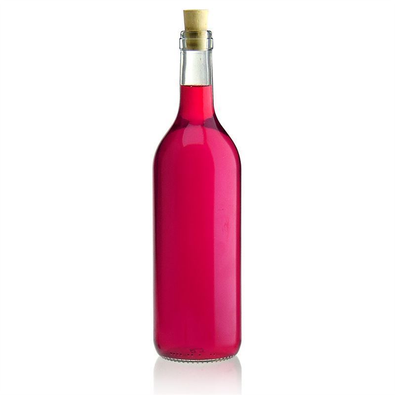 Download 750ml clear glass bottle with bordeaux allegée lip - world ...